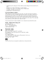 Preview for 27 page of OBH Nordica 9837 Manual