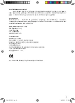 Preview for 5 page of OBH Nordica 9843 Instruction Manual