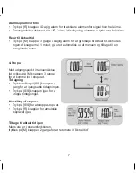 Предварительный просмотр 7 страницы OBH Nordica active 1715 Instruction Manual