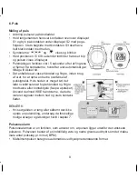 Предварительный просмотр 9 страницы OBH Nordica active 1715 Instruction Manual