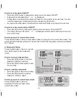 Предварительный просмотр 51 страницы OBH Nordica active 1715 Instruction Manual