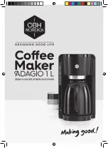 OBH Nordica ADAGIO 1L Instructions For Use Manual preview