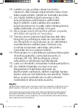 Preview for 16 page of OBH Nordica Artist 3005 Instruction Manual