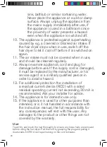 Preview for 24 page of OBH Nordica ARTIST FOLD & REWIND Instruction Manual