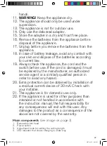 Preview for 29 page of OBH Nordica Attraxion Extreme Instruction Manual