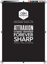 OBH Nordica ATTRAXION Forever Sharp Instructions Of Use preview