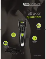 Preview for 32 page of OBH Nordica ATTRAXION QUICK TRIM Instructions Of Use