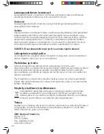 Preview for 20 page of OBH Nordica BIANCO Manual