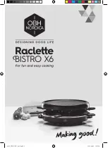 OBH Nordica Bistro X6 Instruction Manual предпросмотр