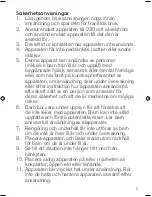 Предварительный просмотр 3 страницы OBH Nordica BISTRO X8 Instruction Manual