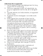 Предварительный просмотр 9 страницы OBH Nordica BISTRO X8 Instruction Manual