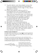 Preview for 9 page of OBH Nordica Bjorn Axen Mini 3058 Instruction Manual