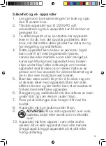 Предварительный просмотр 13 страницы OBH Nordica Bjorn Axen Mini 3058 Instruction Manual