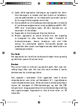 Предварительный просмотр 16 страницы OBH Nordica BJORN AXEN Manual