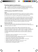 Предварительный просмотр 25 страницы OBH Nordica Bronx Instructions Of Use