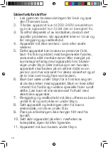 Preview for 14 page of OBH Nordica CAFE PUNTO 1.2 L Instructions Of Use