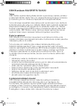 Preview for 30 page of OBH Nordica Compact Fresh Black Instruction Manual