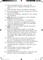 Предварительный просмотр 10 страницы OBH Nordica Cosy HUG Instruction Manual