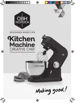 OBH Nordica Creative Chef Instruction Manual preview