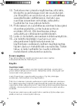 Preview for 18 page of OBH Nordica Delight Instruction Manual