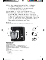 Preview for 9 page of OBH Nordica Easy Chef Instruction Manual