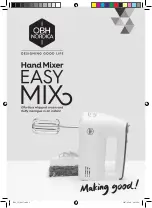 OBH Nordica Easy Mix 6789 Instructions For Use Manual preview