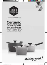OBH Nordica Eco Kitchen 8137 Instruction Manual preview