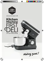 OBH Nordica First DELI Instruction Manual preview