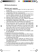 Preview for 11 page of OBH Nordica First kitchen 6781 Instruction Manual