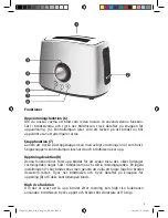 Preview for 5 page of OBH Nordica GRAVITY TOASTER Instructions Of Use