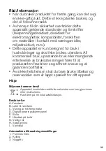 Предварительный просмотр 35 страницы OBH Nordica Healthy Fryer EASY FRY & GRILL STEAM+ Instructions For Use Manual