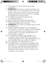 Предварительный просмотр 28 страницы OBH Nordica LEGACY 7913 Instructions Of Use