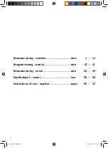 Preview for 2 page of OBH Nordica MAGNETIC CIRCULATION 8.5 L Instructions For Use Manual