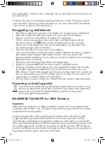 Preview for 28 page of OBH Nordica MAGNETIC CIRCULATION 8.5 L Instructions For Use Manual