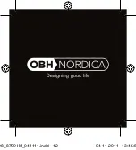 Предварительный просмотр 12 страницы OBH Nordica Matahari Instructions Manual