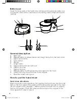 Preview for 26 page of OBH Nordica multimix 300 Instruction Manual