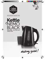 OBH Nordica Nemo Black User Manual preview