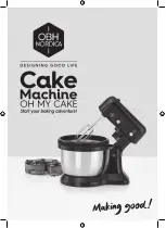 Preview for 1 page of OBH Nordica Oh My Cake Manual