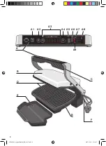 Предварительный просмотр 8 страницы OBH Nordica OptiGrill+ initial GO706D15 Manual