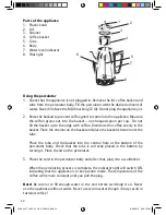 Предварительный просмотр 24 страницы OBH Nordica percolator 2399 Instruction Manual