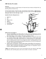 Preview for 3 page of OBH Nordica percolator Instruction Manual