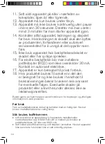 Preview for 10 page of OBH Nordica Prestige 2397 Manual