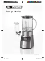 Предварительный просмотр 28 страницы OBH Nordica Prestige blender Manual