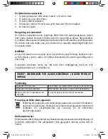 Preview for 9 page of OBH Nordica pro 2000 6799 Instruction Manual