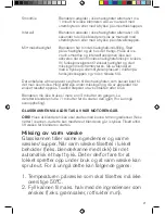 Preview for 21 page of OBH Nordica Pro Mix 1000W Instructions Of Use