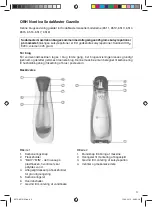 Preview for 3 page of OBH Nordica SodaMaster Gazelle 6511 Instruction Manual