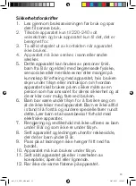 Предварительный просмотр 13 страницы OBH Nordica TEFAL AEbleskivebager Instruction Manual