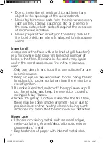 Предварительный просмотр 72 страницы OBH Nordica Titan 25L Instruction Manual