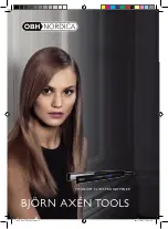 OBH Nordica Titanium Slim Straightener Instruction Manual preview