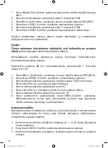 Предварительный просмотр 58 страницы OBH Nordica Vega Instruction Manual